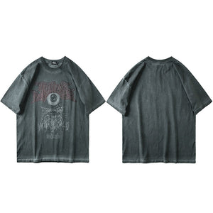 Dark Streetwear T Shirt Y2K
