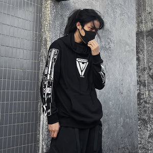 Dark Thickened Techwear Hoodie