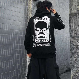 Dark Thickened Techwear Hoodie