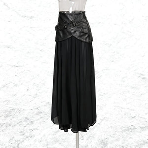 Dark Trendy Goth Skirt Women