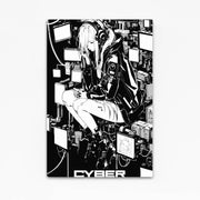Datenstrom Cyberpunk Art