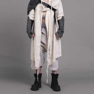 Deconstruction Cropped Cyberpunk Pants