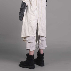 Deconstruction Cropped Cyberpunk Pants