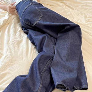 Deep Blue Baggy Y2k Jeans