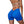 Deep V Back Booty Shorts - product view on white background