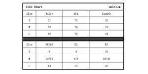 Deep V Back Booty Shorts