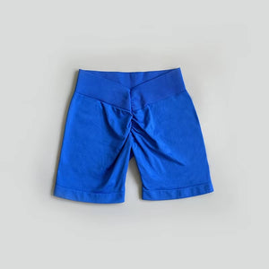 Deep V Back Booty Shorts