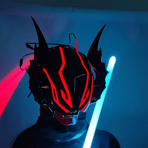 Demon Cyberpunk Helmet