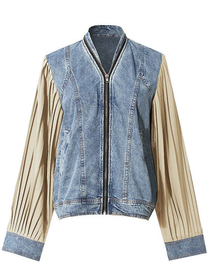 Denim Baseball Spring Jacket Women