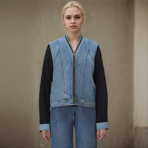 Denim Baseball Spring Jacket Women