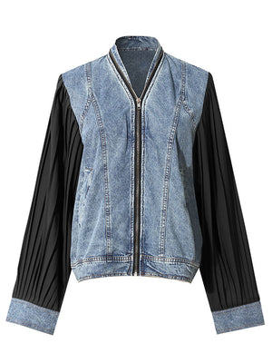 Denim Baseball Spring Jacket Women