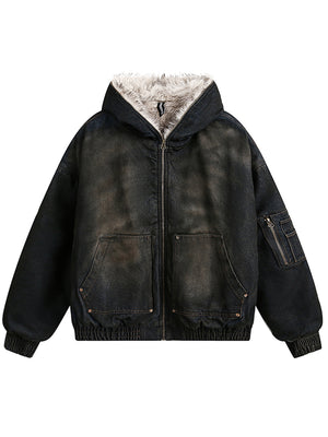 Denim Cotton-padded Women Jacket Spring