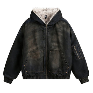 Denim Cotton-padded Women Jacket Spring