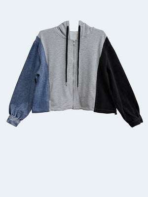 Denim Hoodie Women
