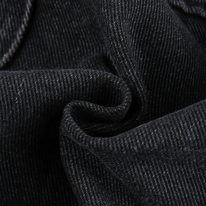 Denim Mini Cargo Skirt