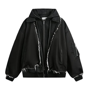 Denim Patchwork Spring Jacket Women