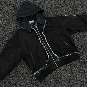 Denim Patchwork Spring Jacket Women