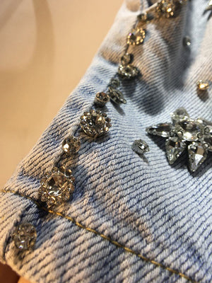 Denim Short Skirt Y2K