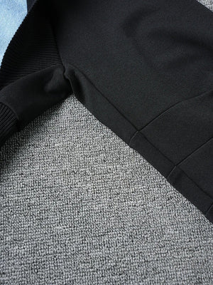 Denim Spliced Spring Jacket Women