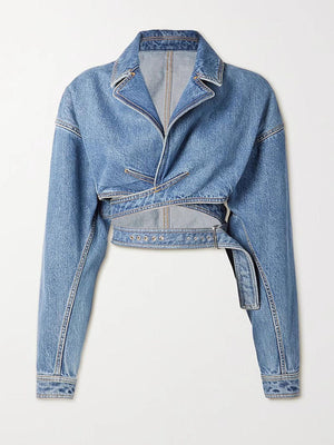 Denim Streetwear Jacket Women Spring