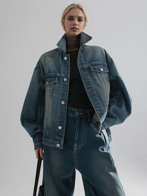 Denim Washed Women Spring Jacket