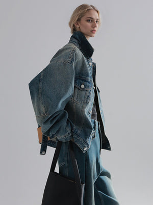 Denim Washed Women Spring Jacket