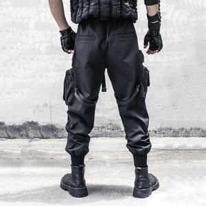 Design Multi Pocket Cyberpunk Pants