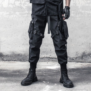 Design Multi Pocket Cyberpunk Pants