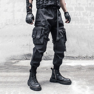 Design Multi Pocket Cyberpunk Pants