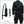 Detachable techwear coin holder bag in combination sets