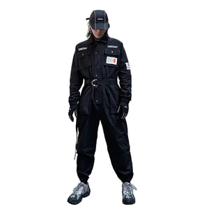Detachable Techwear Jumpsuit in multiple colourways — dark techwear streetwear, view 1 of 8