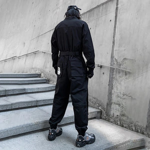 Detachable Techwear Jumpsuit in multiple colourways — dark techwear streetwear, view 2 of 8