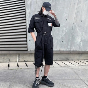 Detachable Techwear Jumpsuit in multiple colourways — dark techwear streetwear, view 3 of 8