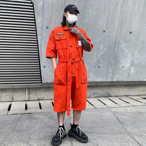 Detachable Techwear Jumpsuit in multiple colourways — dark techwear streetwear, view 6 of 8