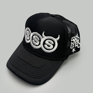Devil Horns Embroidery Y2K Hats