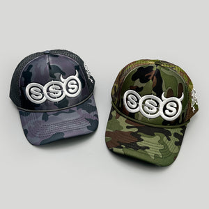 Devil Horns Embroidery Y2K Hats