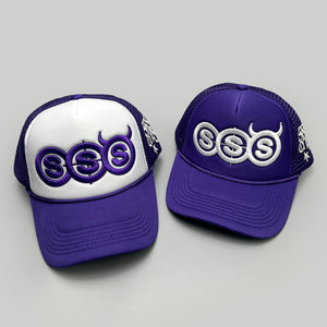 Devil Horns Embroidery Y2K Hats