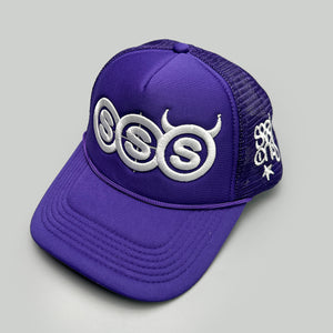 Devil Horns Embroidery Y2K Hats