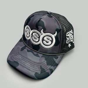 Devil Horns Embroidery Y2K Hats