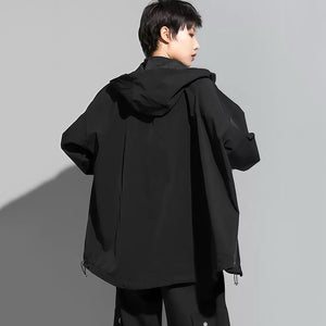 Diagonal Zipper Spring Jacket Women