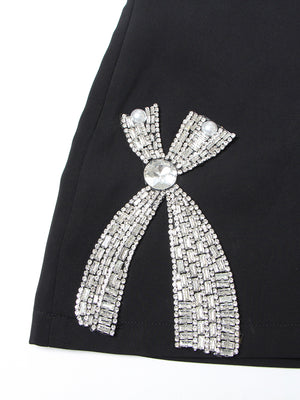 Diamonds Bow Jacket Women Spring