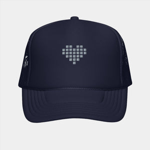 Digital Heart Trucker Hat Men