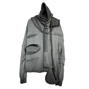 Dirty Dyed Cyberpunk Hoodie