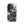 Distinctive iPhone Black White Case for iPhone 15 Pro, back view of the black and white mechanical skull print