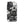 Distinctive iPhone Black White Case for iPhone 16 Pro Max, back view of the black and white mechanical skull print