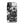 Distinctive iPhone Black White Case for iPhone 11 Pro Max, back view of the black and white mechanical skull print
