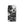 Distinctive iPhone Black White Case for iPhone 13 mini, back view of the black and white mechanical skull print