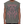Man wearing the washed grey muscle shirt, front view with the pink winged skull and cross chest print