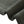 Detail of the folded hem and the topstitching on the heavyweight washed cotton sleeveless body