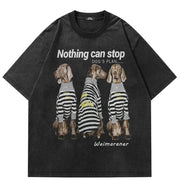 Camisetas divertidas Y2K de perros